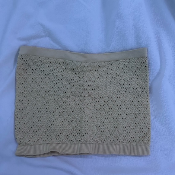 Yellow Forever 21 Cropped Tube Top - Picture 1 of 2